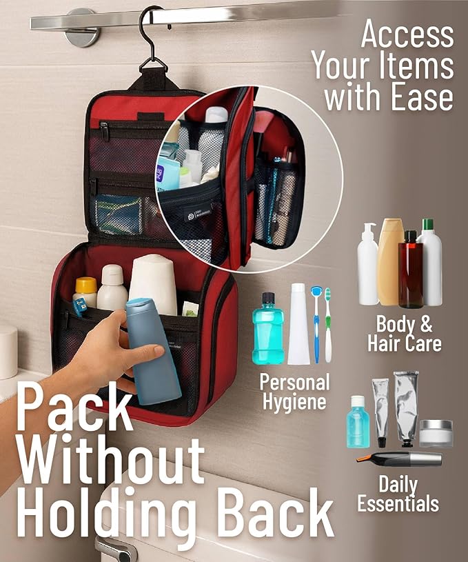 D&D Hanging Travel Toiletry Bag - Image 6