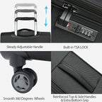KROSER Softside Expandable Carry On Luggage - Image 4