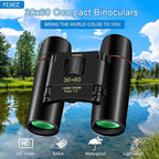 PISEZ 30X60 Compact Binoculars for Adults and Kids，Lightweight Foldable Easy - Image 5