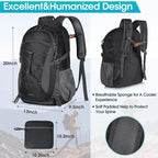 RAINSMORE Hiking Backpack 40L Waterproof Camping Backpack Lightweight Packable - Image 3