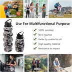 Collapsible Travel Water Bottle18oz, Reuseable Silicone Foldable Water Bottles - Image 7
