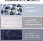 0 Degree Sleeping Bag 100% Cotton Flannel XXL - Image 3