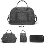 Weekender Bag for Women Canvas Overnight Bag Large Travel Tote Bag Carry on - Image 4