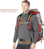 Loowoko 50L Hiking Backpack, Waterproof Camping Essentials Bag - Image 4
