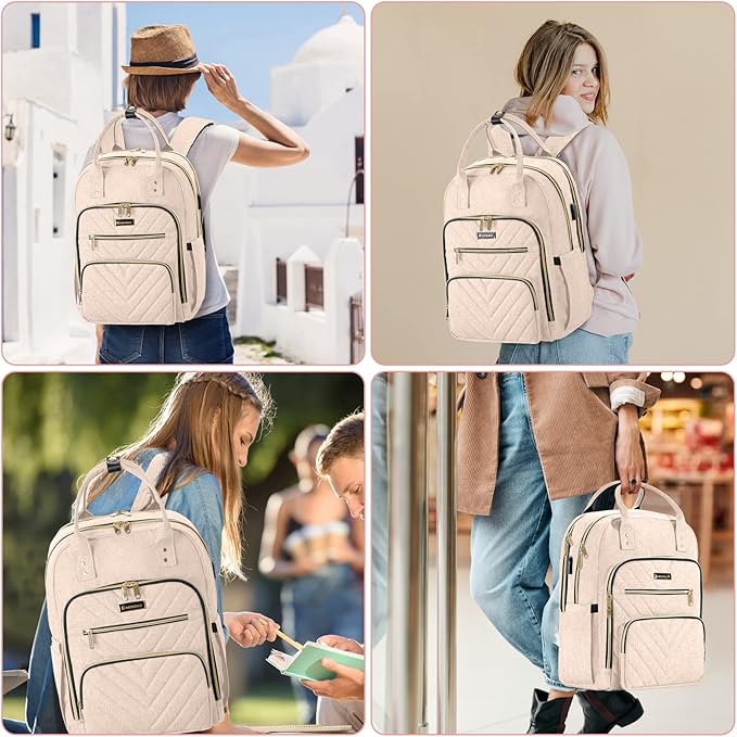 Laptop Backpack for Women, High School Bookbag for Girls - Image 7