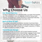 Teen Totes Detachable 4-in-1 Scooter Luggage - Image 8