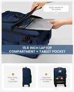 Carry On Luggage 22x14x9 Airline Approved, 22-Inch Suitcases - Image 3