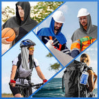 4 Pack Cooling Hoodie Towels for Neck and Face, UPF 50 Sun Protection & Instant - Image 7