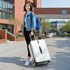 Extra Large Wheels 80L Luggage Hard Shell Suitcase Top Opening Hardside Travel - Image 7
