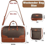 Weekender Bag for Women, Travel Duffel Bag Carry On Overnight Bag - Image 8