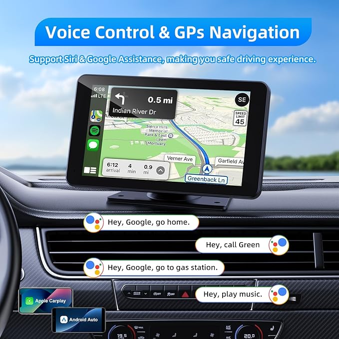 Wireless Apple Carplay and Android Auto Screen - Image 4