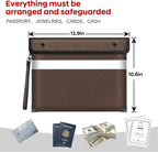 Fireproof Document Bag, 5200℉ Insulated Fire Proof Money Bag - Image 4