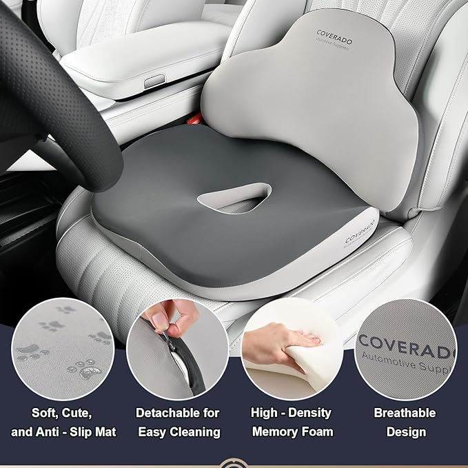 Coverado Seat Cushion and Lumbar Support Pillow - Image 5