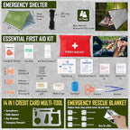 Survival Kit, Camping Axe, Crossbody Bag - Image 5