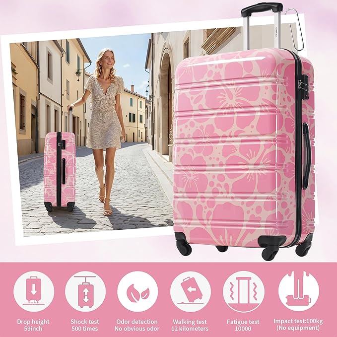 Merax Luggage Sets 3 Piece, Hardside Suitcase Set - Image 7
