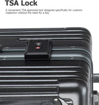 feilario 20in Aluminium Frame PC Hard Shell Spinner Wheels Luggage, Built-In - Image 7