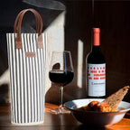 ZORMY Single Bottle Insulated Wine Tote, 1 Bottle Wine Carrier Bag Padded Wine - Image 6