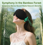 LC-dolida Bamboo Cotton Weighted Bluetooth Sleep Masks, 3D Weighted Sleep Masks - Image 7