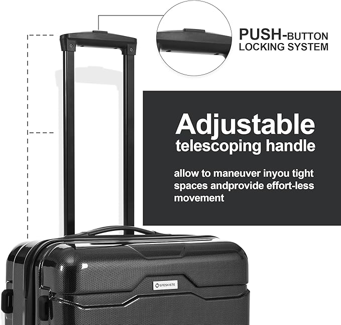 3 Piece Luggage Set, Hardshell Luggage Sets - Image 7