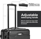 3 Piece Luggage Set, Hardshell Luggage Sets - Image 7