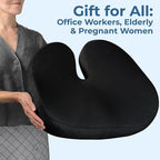 5 STARS UNITED Seat Cushion for Tailbone Pain Relief – Large Memory Foam - Image 6