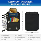 Neck Wallet – Travel Pouch and RFID Blocking Passport Holder - Image 2