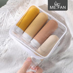 ME.FAN Travel Bottles for Toiletries, TSA Approved 3oz Silicone Journey Size - Image 2