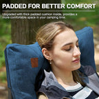EVER ADVANCED Padded Oversized Folding Camping Chair - Image 2