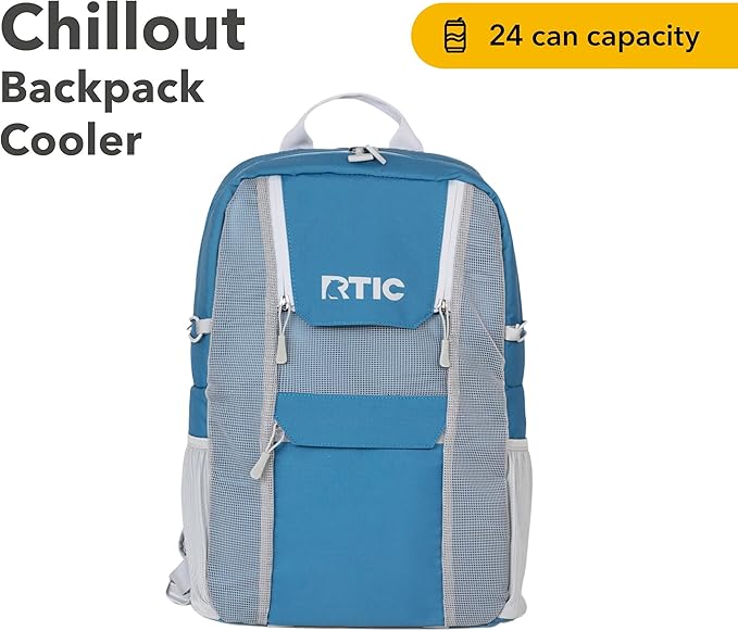 RTIC Chillout 24 Can Backpack Cooler Insulated Portable Soft Cooler Bag - Image 2