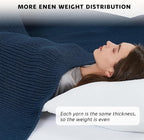 L'AGRATY Knitted Weighted Blanket - Image 6