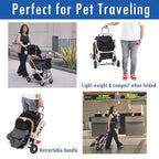 Lite Premium Light-Weight Dog/Cat/Pet Stroller Travel Carriage - Image 2