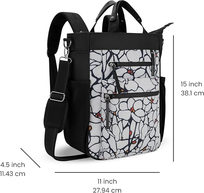 Sherpani Soleil, Anti Theft Convertible Backpack, 3 in 1 Tote Bag, Crossbody - Image 3