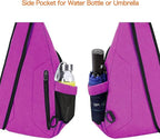 MOSISO Sling Backpack, Canvas Crossbody Hiking Daypack Bag - Image 7