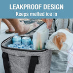 CleverMade Collapsible Insulated Cooler Bag – Leakproof Soft Folding Cooler - Image 2