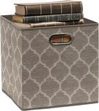 SIMPLE HOUSEWARE 11-Inch Collapsible Fabric Cube Storage Bin - Image 8