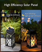 Homemory Solar Lanterns Outdoor Waterproof Hanging - Image 4