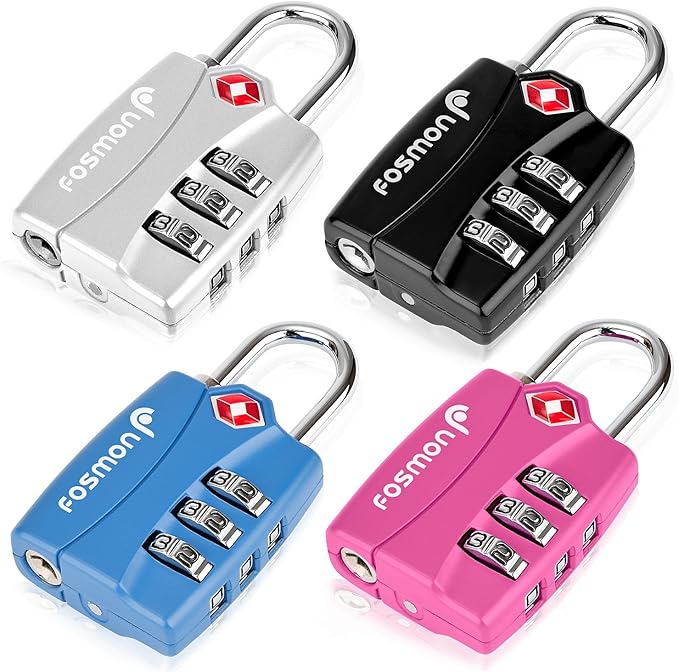 Fosmon TSA Approved Locks for Luggage. Suitcase Locks - Image 2
