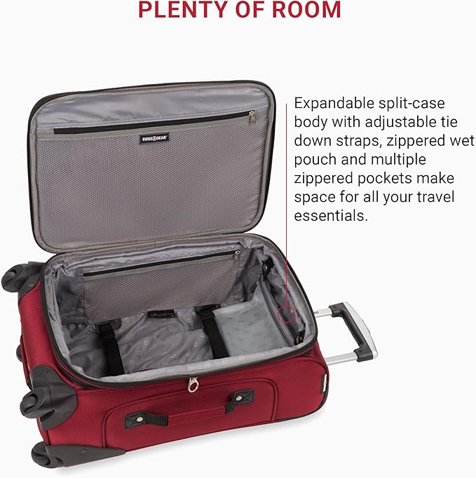 SwissGear Sion Softside Expandable Luggage, Carry-On 21-Inch - Image 5