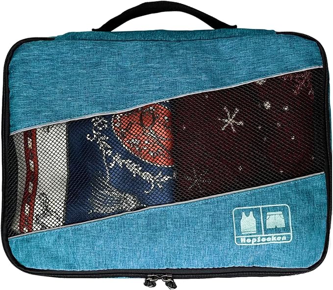 5 Set Packing Cubes for Travel Large Suitcase Luggage Organizer Bags Travel - Image 5