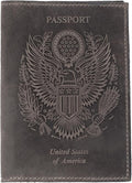 LEATHER VILLAGE Leather Passport Holder Cover – Travel Wallet by LeatherVillage