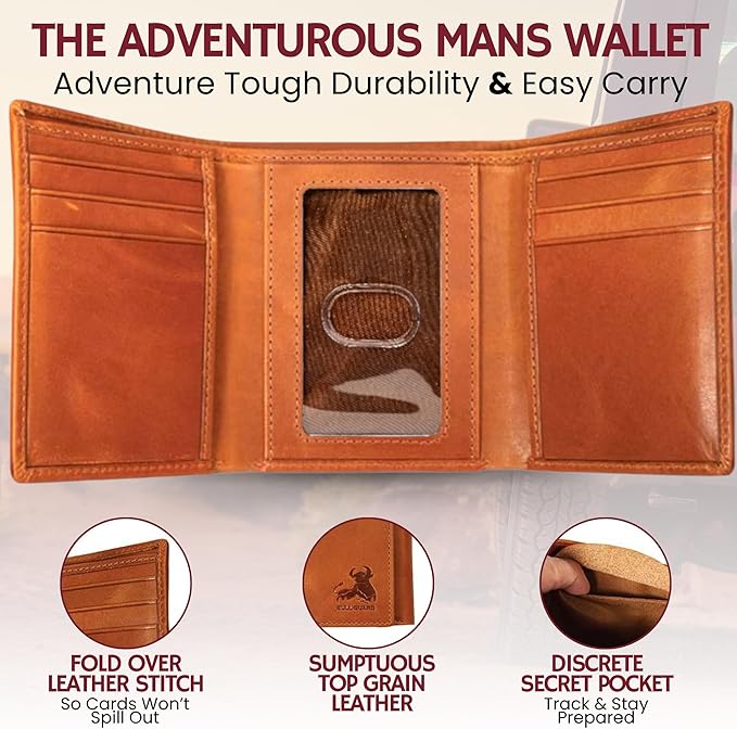BULL GUARD Trifold Wallet with RFID - Image 4