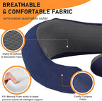Travel Pillow - Hooded Neck Pillow Airplane Memory Foam Filling - Image 4