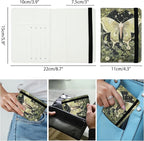 Luna Moth Passport Holder for Women and Men PU Leather Passport Cover for Travel - Image 5