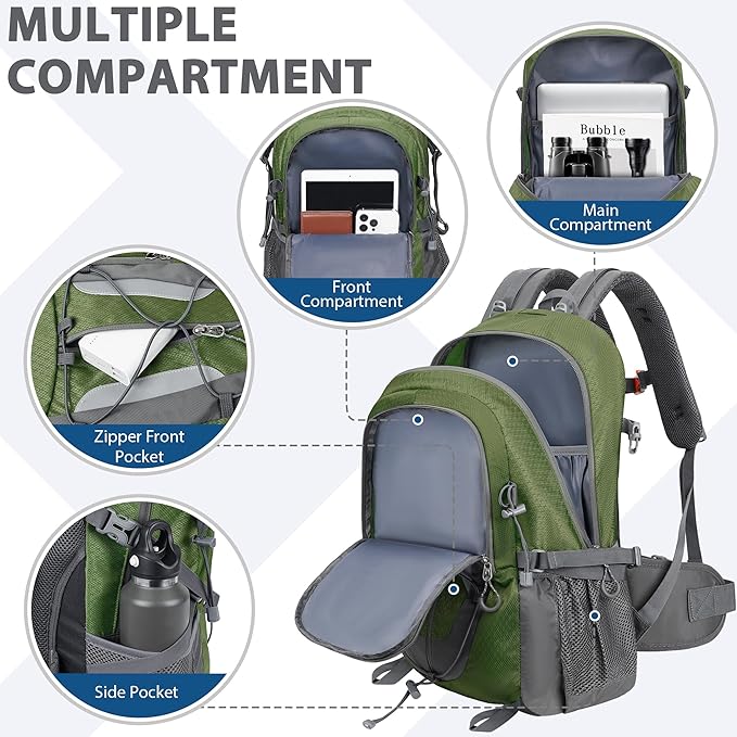 Hiking Backpack 30L Lightweight Travel Daypack Small Day Pack - Image 5