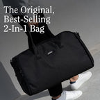 Halfday Convertible 2-in-1 Garment Duffel Weekender Bag 45L | Wrinkle-Free - Image 4