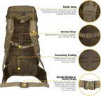 Mardingtop 50L Hiking Backpack, Backpacking Backpack - Image 6