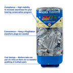 Moldex SparkPlugs PlugStation Metal Detectable Corded Disposable Foam Earplug Dispenser 6881 (150 pair (Pack of 1) / E. 150 Pairs – Corded Metal Detectable)