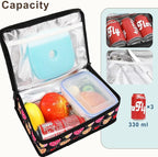 FlowFly Small Lunch box Insulated Soft Bag Mini Cooler Back to School Thermal - Image 5