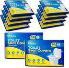 Toilet Seat Covers Disposable Flushable Travel Pack of 100 XL-Disposable Toilet by Traletry