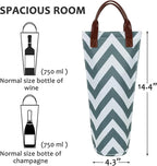 Tirrinia Single Wine Carrier Tote, Insulated Wine Cooler Bag - Image 5
